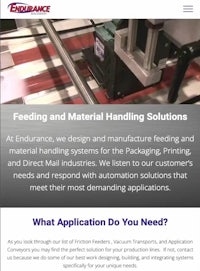 feeding and material handling solutions